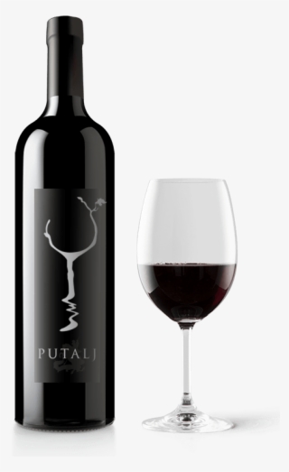 Putalj Wine - Vector Bottle Wine Black #9224631