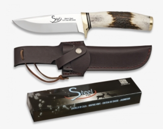 Cuchillos Deportivos - Cuchillo Steel 440 Asta De Ciervo #9225591