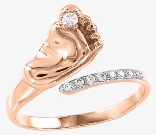T147017071 Dr 233g - Babyfuß Ring Gold #9227299