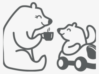 Drawn Bear Mama Bear - Cartoon #9227395