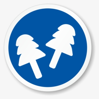 Zoom, Price, Buy - Ear Plug Safety Sign #9227540