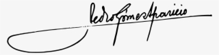 Firma De Pedro Gómez Aparicio - Calligraphy #9227913