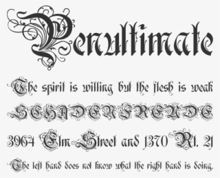 Decorative Font #9228173