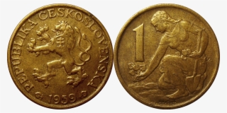 1 Koruna Csk - First Canadian Dollar Coin #9228472