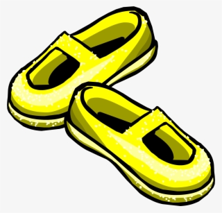 Clip Black And White Stock Sneakers Clipart Basketball - Club Penguin Yellow Shoes #9231013