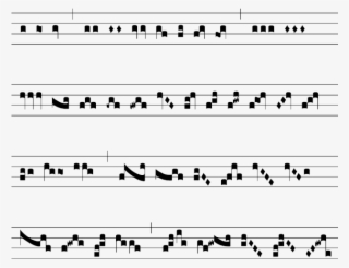 If We Don't Consider The Different Heights Of The Notes - Sheet Music #9231561