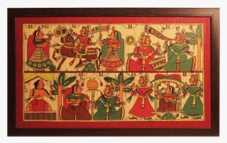 Indian Wedding Phad Painting Art Décor - Indian Paintings For Living Room #9232630