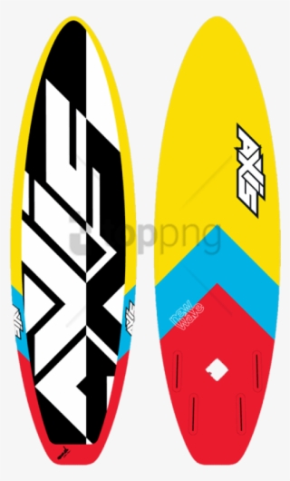 Free Png Download 2018 Axis New Wave Quad Kite Surfboard - Surfing #9232676