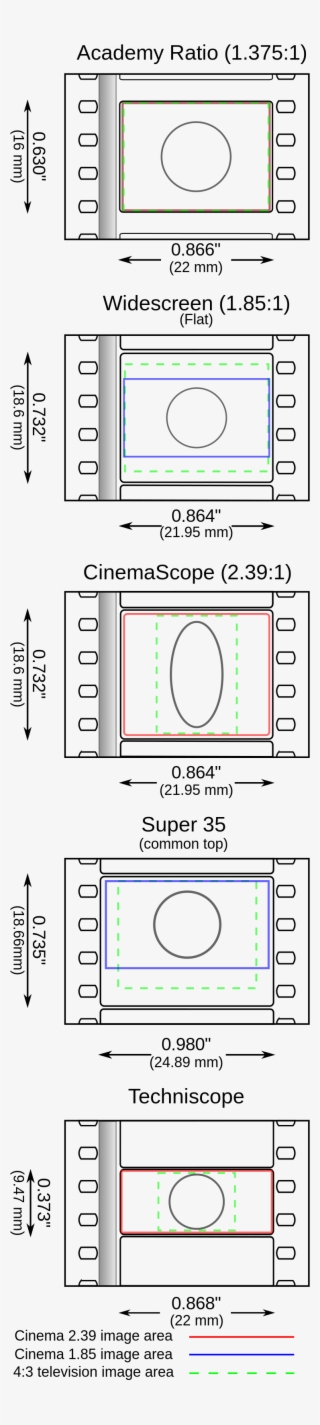 35mm Film Common Formats - Film Dimensions #9232836