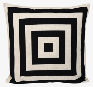 24 X Hypno Cushion - Almofada Chevron Preto E Branco #9234065
