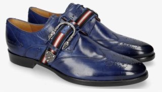 Derby Shoes Clint 2 Midnight Blue Buckle - Slip-on Shoe #9234273