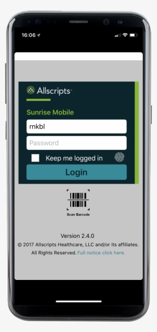 Allscripts Andro - Iphone #9235592