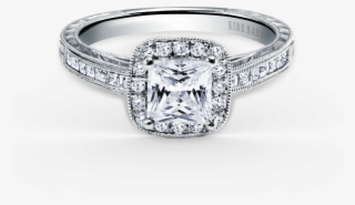 Carmella, Most Prized Creations 18k White Gold Engagement - Engagement Ring #9237817