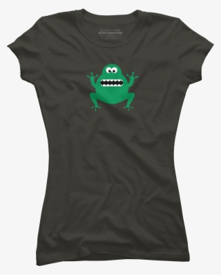 Crazy Funny Frog Juniors T Shirt - T-shirt #9237988