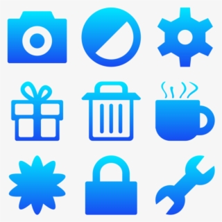 Broccolidry Icon In Style Simple Ios Blue Gradient #9240305