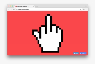The Finger, Thats It - Click Pixel Png #9240449