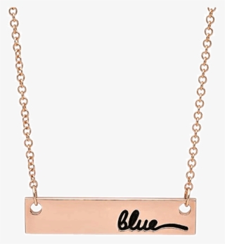 Name Plate Doubleside Nameplate, Pendants - Ruby Bar Necklace #9240832