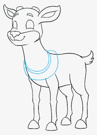 How To Draw Goat - Drawing - Free Transparent Png Download - Pngkey