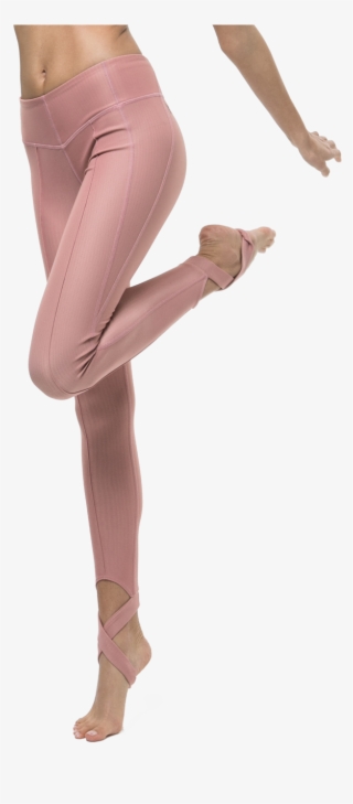 Cross Leggings Pink - Leggings #9241396