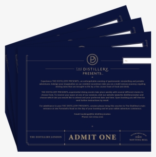 The Distillery Presents Gift Vouchers - Graphic Design #9242071