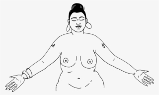 Getting Free Girl - Line Art #9243538