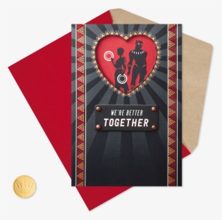 Marvel Black Panther Better Together Valentine's Day - Black Panther Valentine's Day Cards #9243838