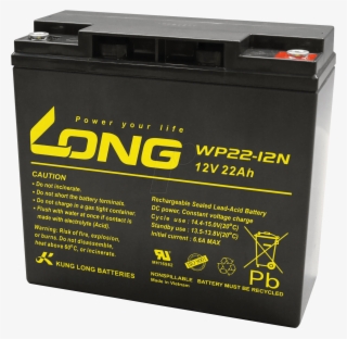 Maintenance Free Rechargeable Lead Fleece Battery, - 12v 22ah #9244506