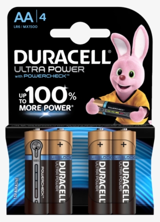 Ultra Power Alkaline Aa Batteries - Duracell Ultra Power Aa Batteries 4 Pack #9244510