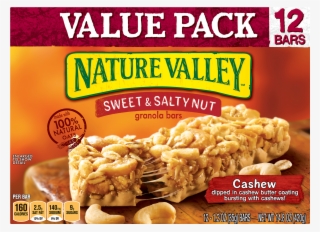 Nature Valley Granola Bars, Sweet & Salty Nut, Cashew, - Nature Valley Granola Bars Value Pack #9244766