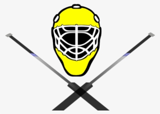 Lacrosse Clipart Crossed - Hockey Goalie Mask Clipart #9245821