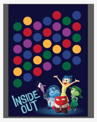 Inside Out Kids / Children's Party Customized Guest - Inside Out Birthday Tag #9246824
