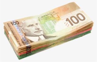 Money - Stack Of Canadian Cash #9246896