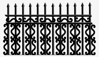 Iron Fence - Iron Fence Svg #9248439