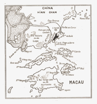 Map Of Macao 1936 - Map #9248945