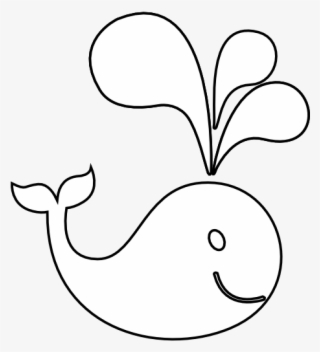 Colorful Animal Whale Black White Line 555px - Whale On Black Background #9249726