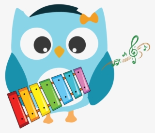 Pre Schoolers Owl With Xylophone - Cartoon #9250712 Pre Schoolers Owl With Xylophone - Cartoon #9250712