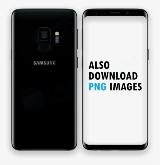 Smart Phone, Phone, Samsung Mobile, Galaxy, S9, Mockup, - Samsung S9 Mockup Png #9250901
