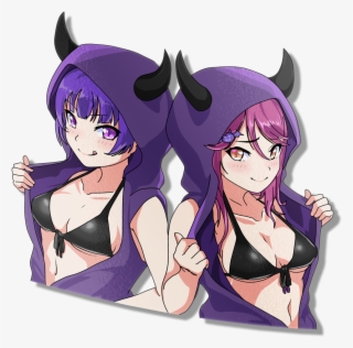 Image Of Demon Twins - Cartoon #9252418