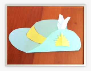 Even A Paper Feather Gives The Effect, Although I Think - Slouch Hat Craft #9253100