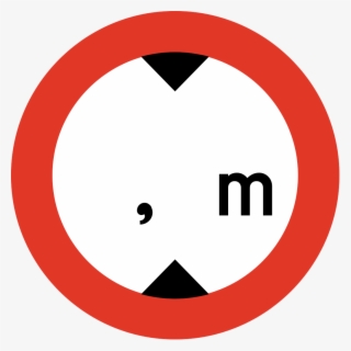 Norwegian Road Sign - Segnali Stradali Png #9253257