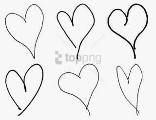 Free Png Hand Drawn Heart Png Image With Transparent - Transparent Background Hand Drawn Heart Png #9254978