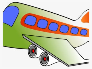 Plane Clipart Cartoon - Clip Art Air Transportation #9255293