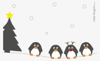 5 X Little Penguin Christmas - Adã©lie Penguin #9255457