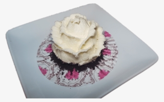 Double Chocolate Covered Strawberry Mousse Roses - Buttercream #9255541