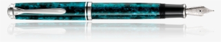 Se Souverän M805 Ocean Swirl Fountain Pen B - Ball Pen #9256123