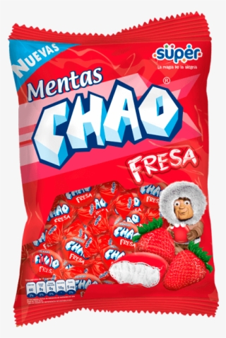 Menta Masticable Crocante Y Refrescante Sabor Fresa, - Snack #9256343