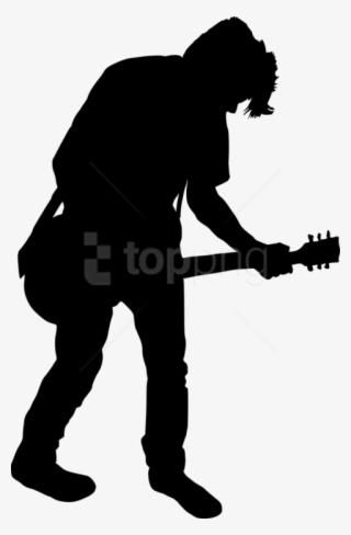 Free Png Electric Guitar Player Png - Guitar Player Silhouette Png #9256805