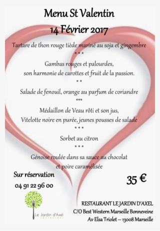 Repas Saint Valentin Indre Et Loire - Carmine #9256878