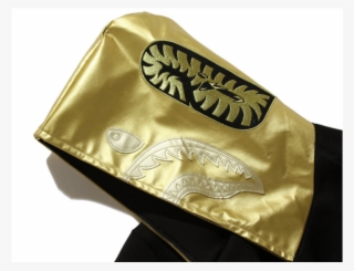 Bape 12211537 Men's Jacket Printing Hoodie Coat Gold - Label #9256882