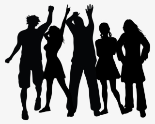 Group Black Silhouette - Silhouette #9257579